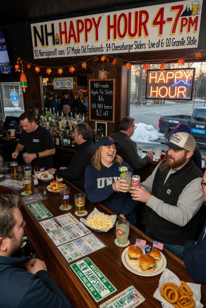 The Best Happy Hour Deals in Manchester, NH Right Now